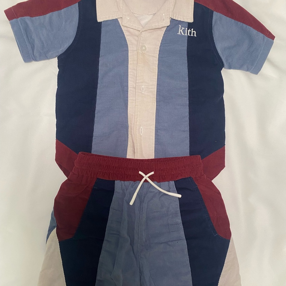 Kith Kids Burgundy Mesh-Lined Jacket